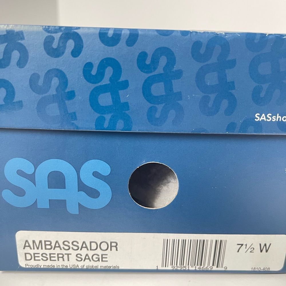 NIB SAS Ambassador Desert Sage Lace up Oxfords - Picture 8 of 9
